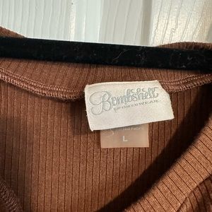 Womens brown one piece jumper